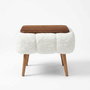 Atelier Del Sofa Papatya Mesa Lateral Blanca